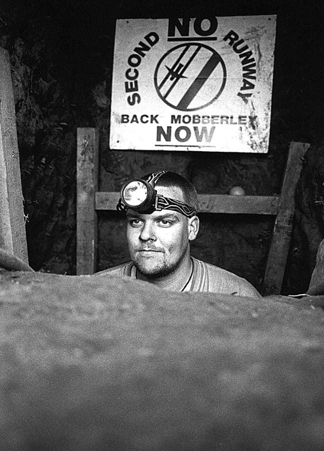 Protests against Manchester Runway extension