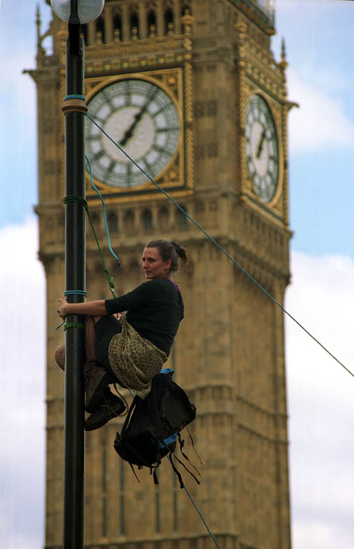 Guerilla Gardening, Mayday 2000, Parliament Square, London