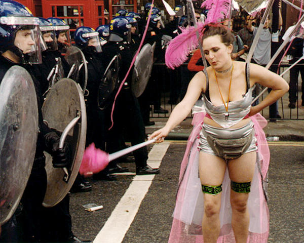 Guerilla Gardening, Mayday 2000, Parliament Square, London