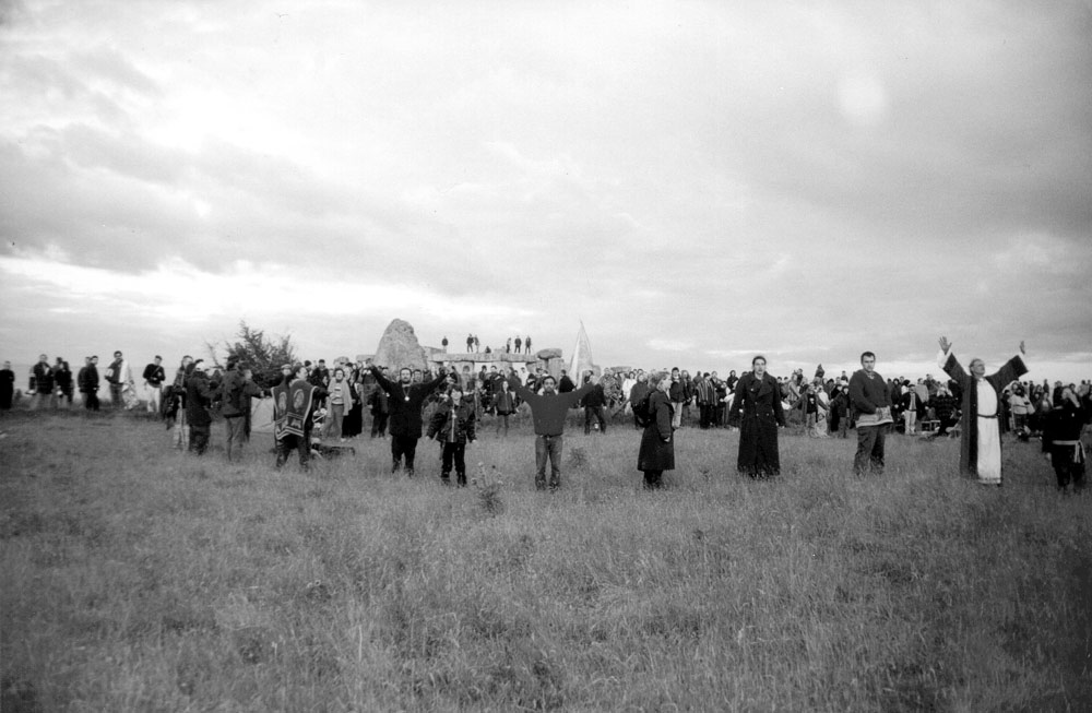 Stonehenge Summer Solstice Sunrise, June 1999